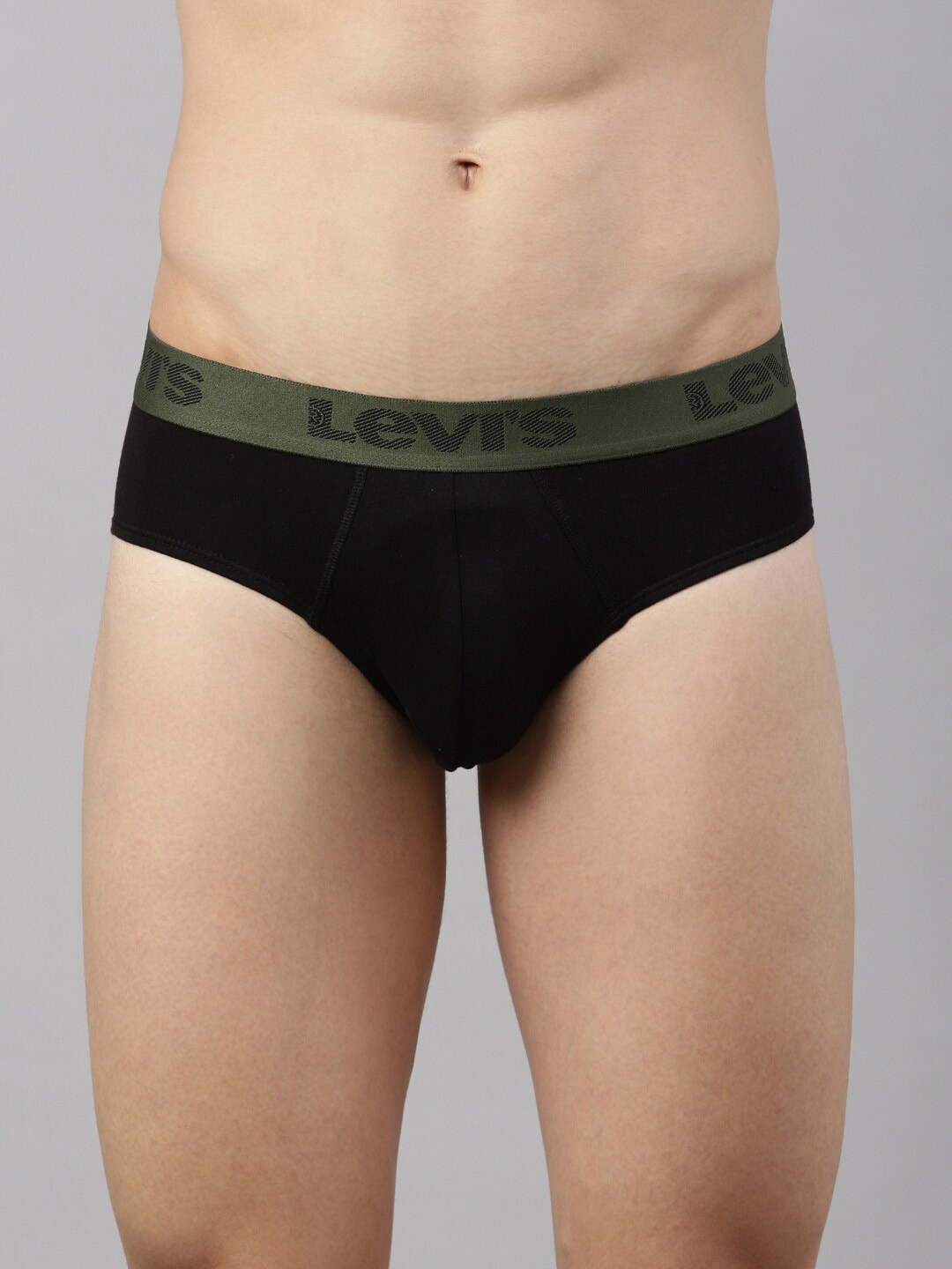 

Levis Men Smartskin Technology Cotton Active Briefs with Tag Free Comfort-066, Black