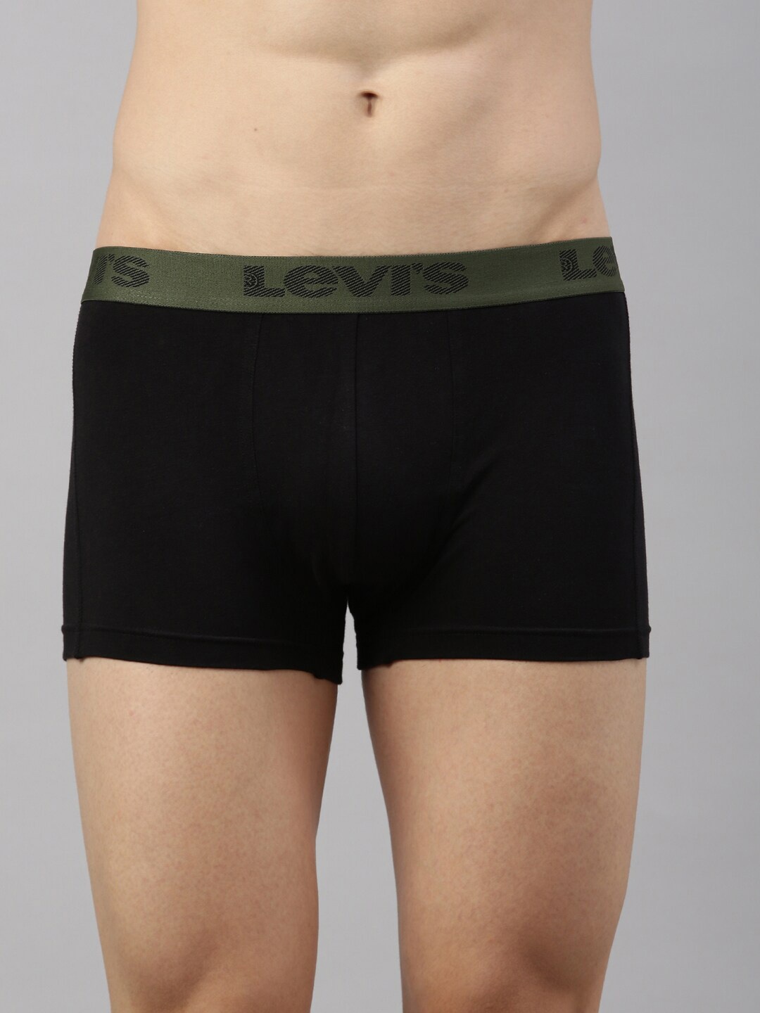 

Levis Men Smartskin Technology Cotton Active Trunks with Tag Free Comfort-067, Black