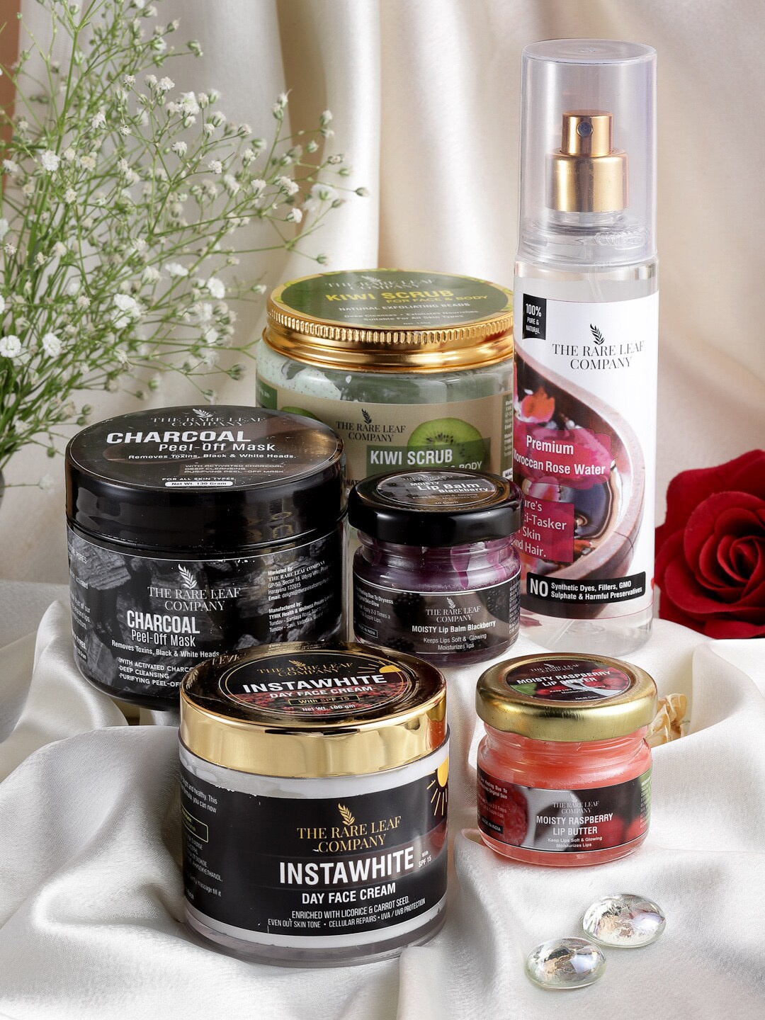 

THE RARE LEAF COMPANY Face Brightening Skincare Routine Combo, Multi