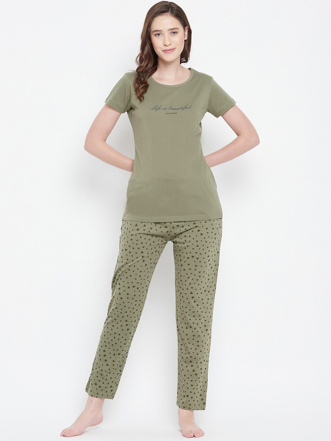 

Okane Women Olive Night suits