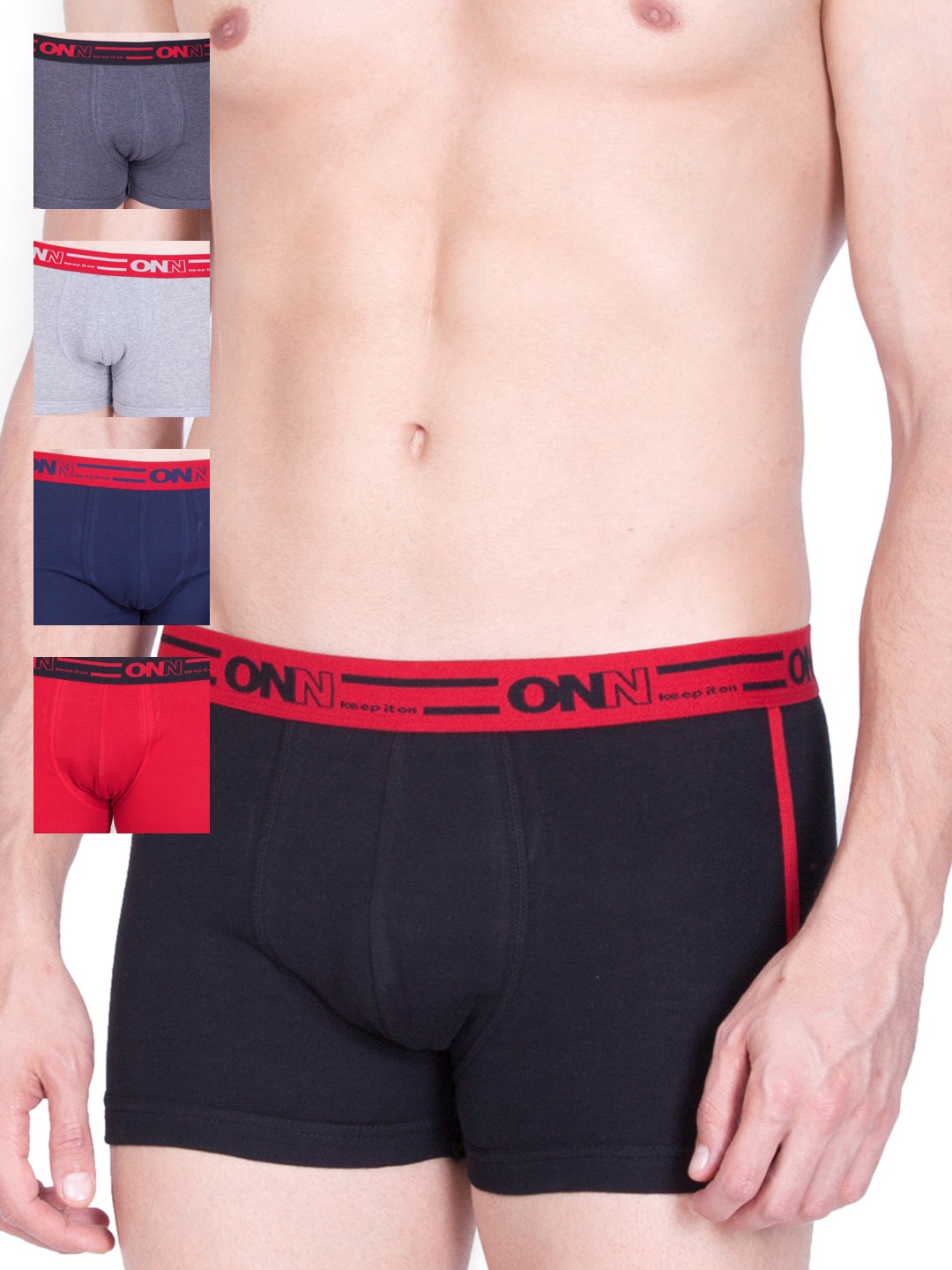 

ONN Men Pack of 5 Trunks ONN_COMFORTZ_AST_NR354, Multi