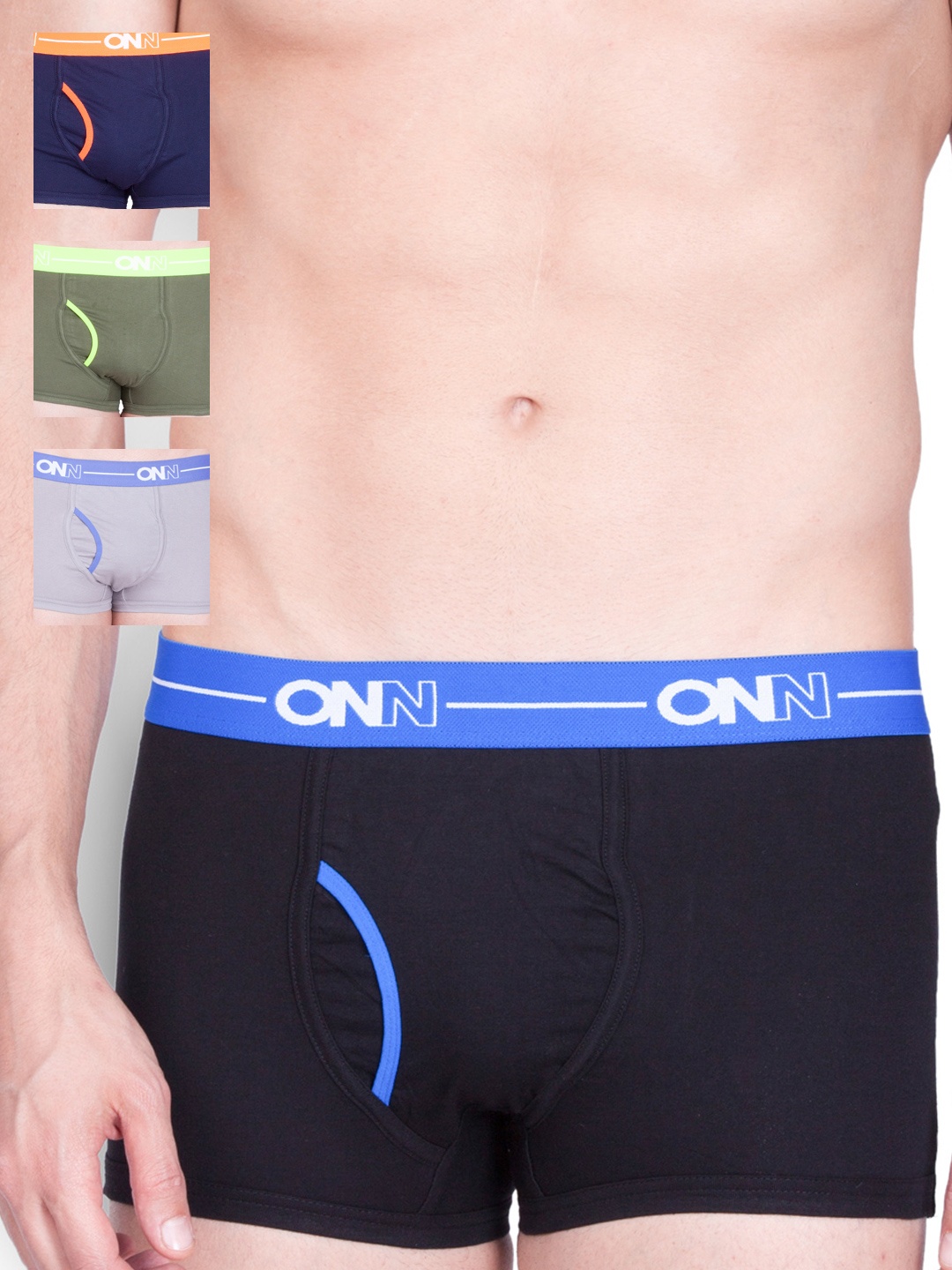 

ONN Men Pack of 4 Trunks ONN_GRANDE_AST_NF264, Multi