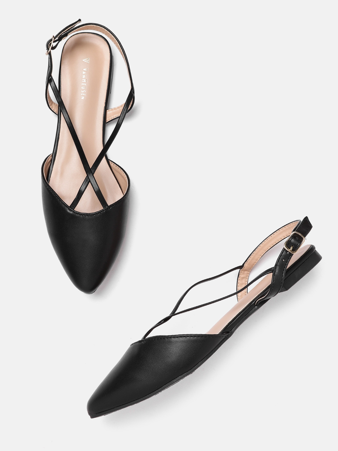 

Van Heusen Woman Women Black Closed Toe Flats