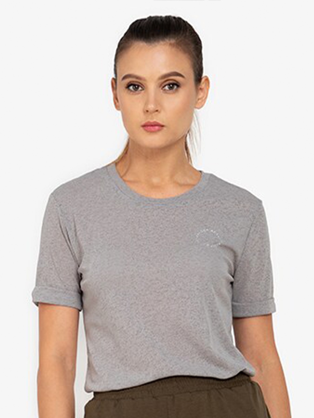 

ZALORA ACTIVE Grey Regular Top