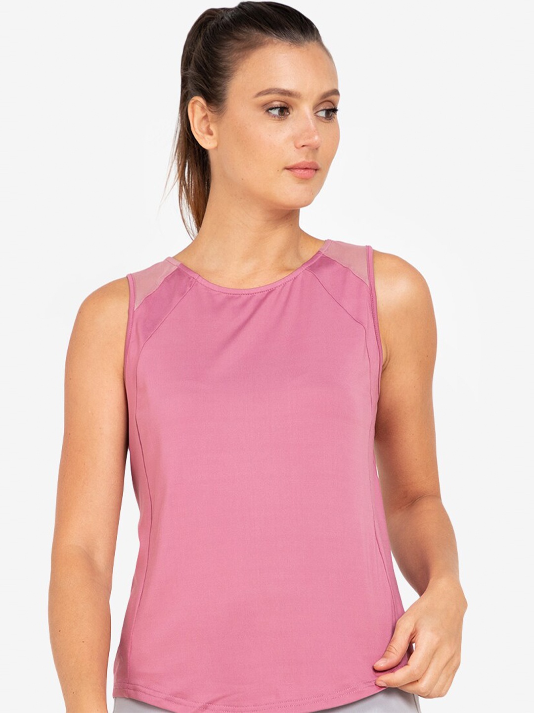 

ZALORA ACTIVE Women Pink Solid Top