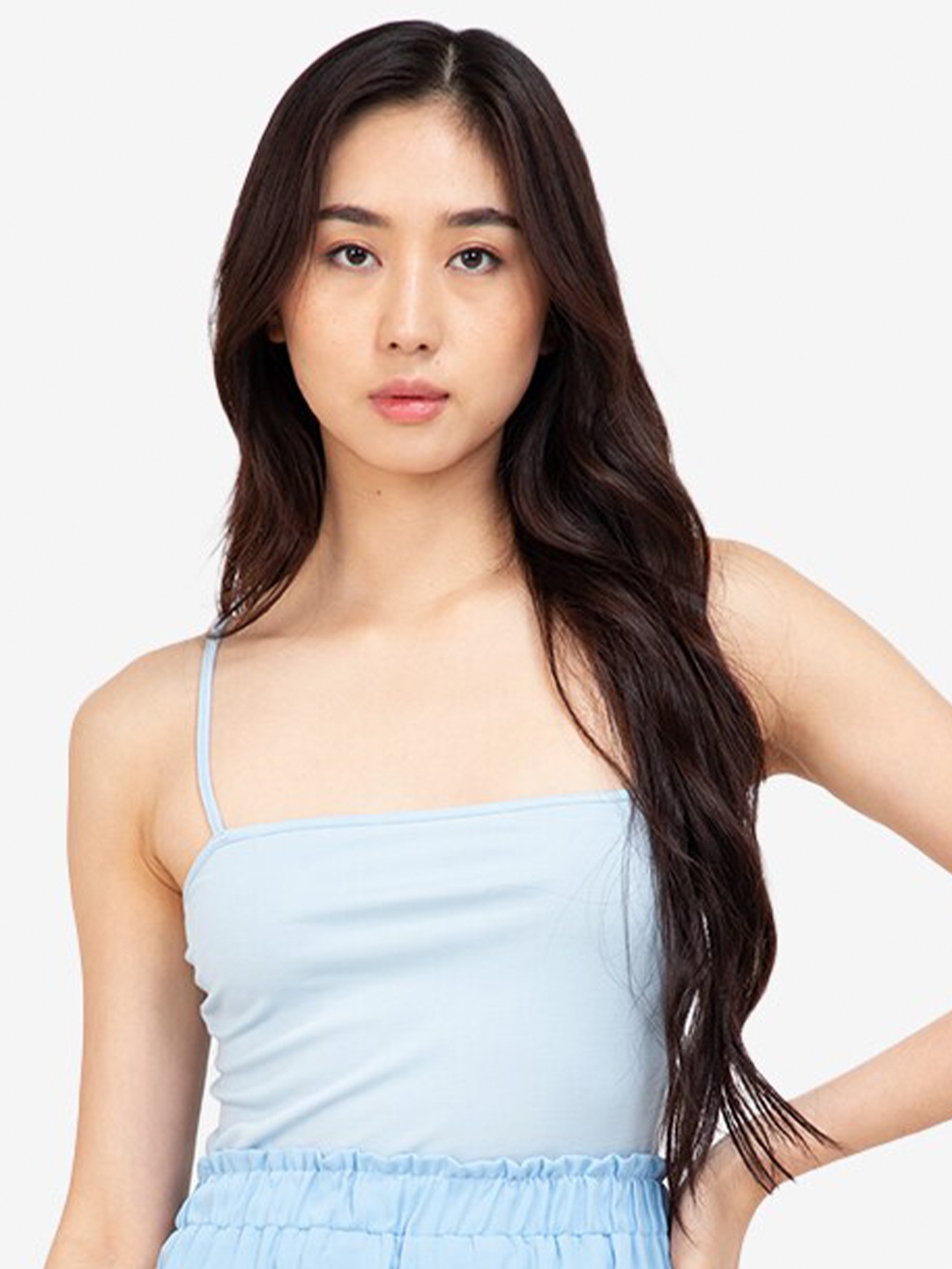 

ZALORA BASICS Women Blue Cami Top