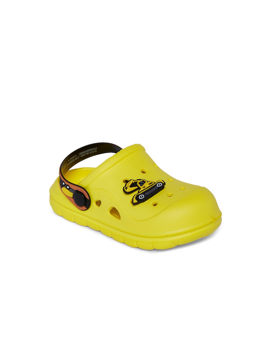 

Pantaloons Junior Boys Yellow Printed Clogs