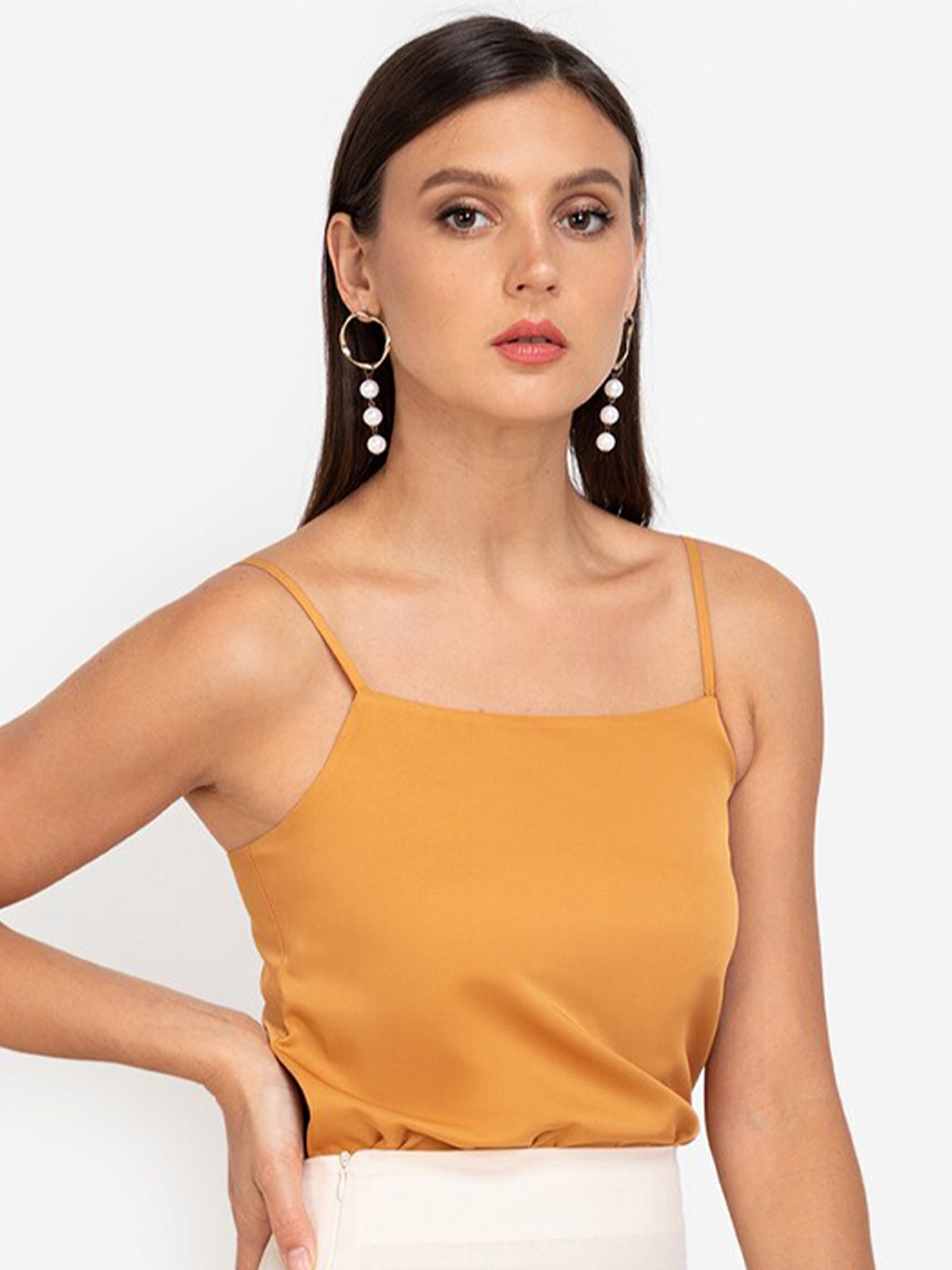 

ZALORA WORK Women Yellow Solid Top