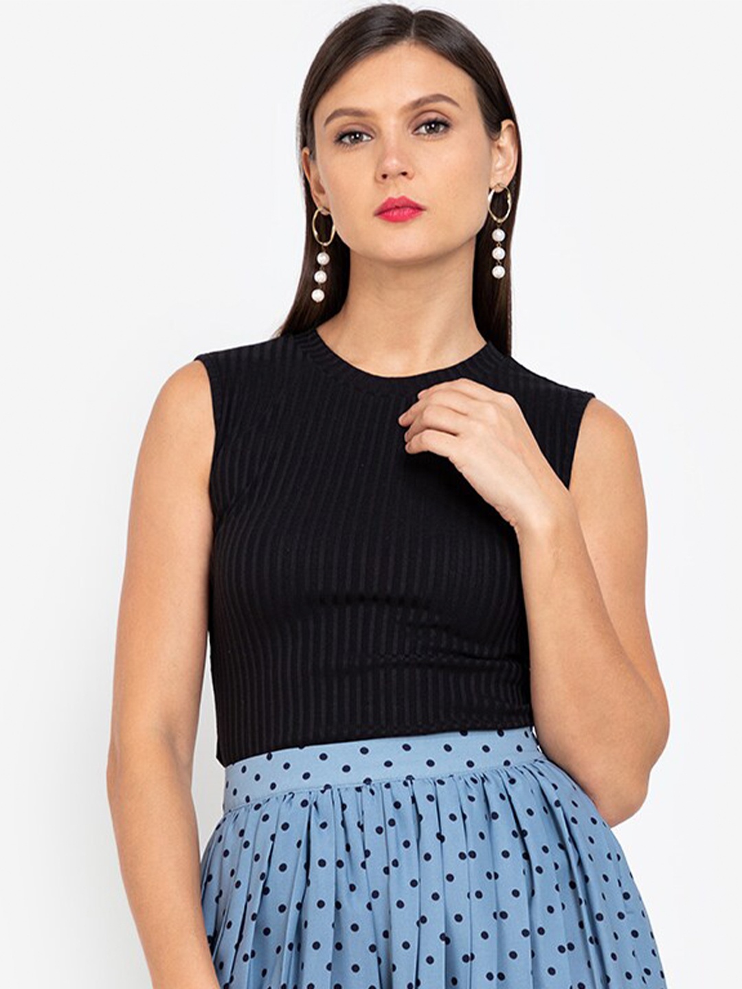 

ZALORA WORK Women Black Solid Top
