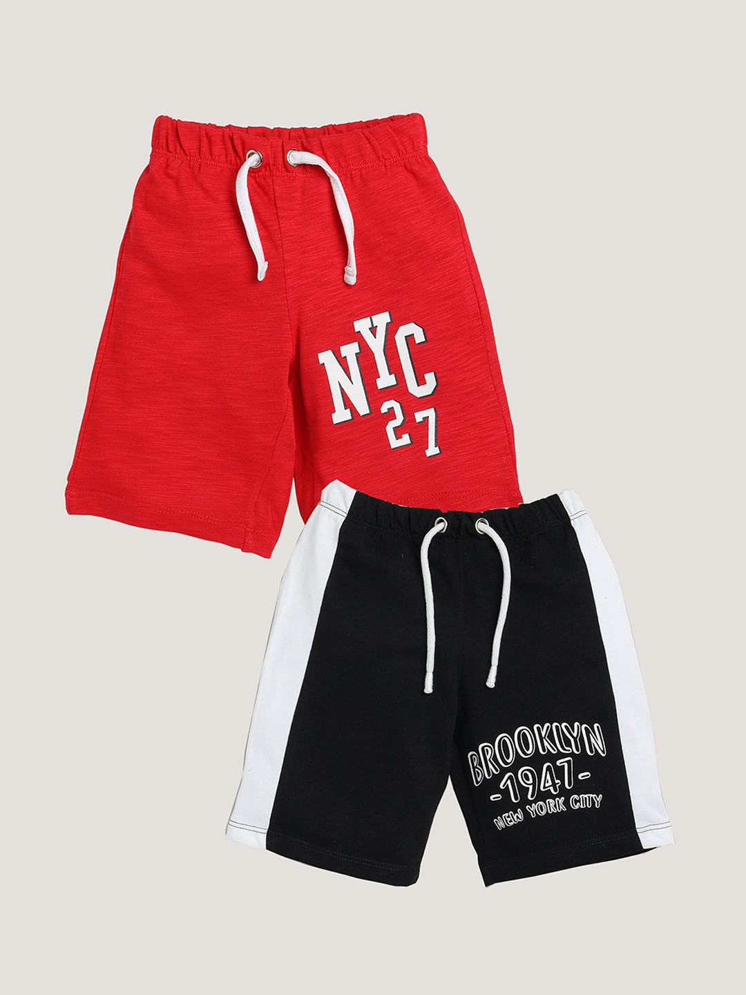 

Lazy Shark Boys Red Low-Rise Shorts
