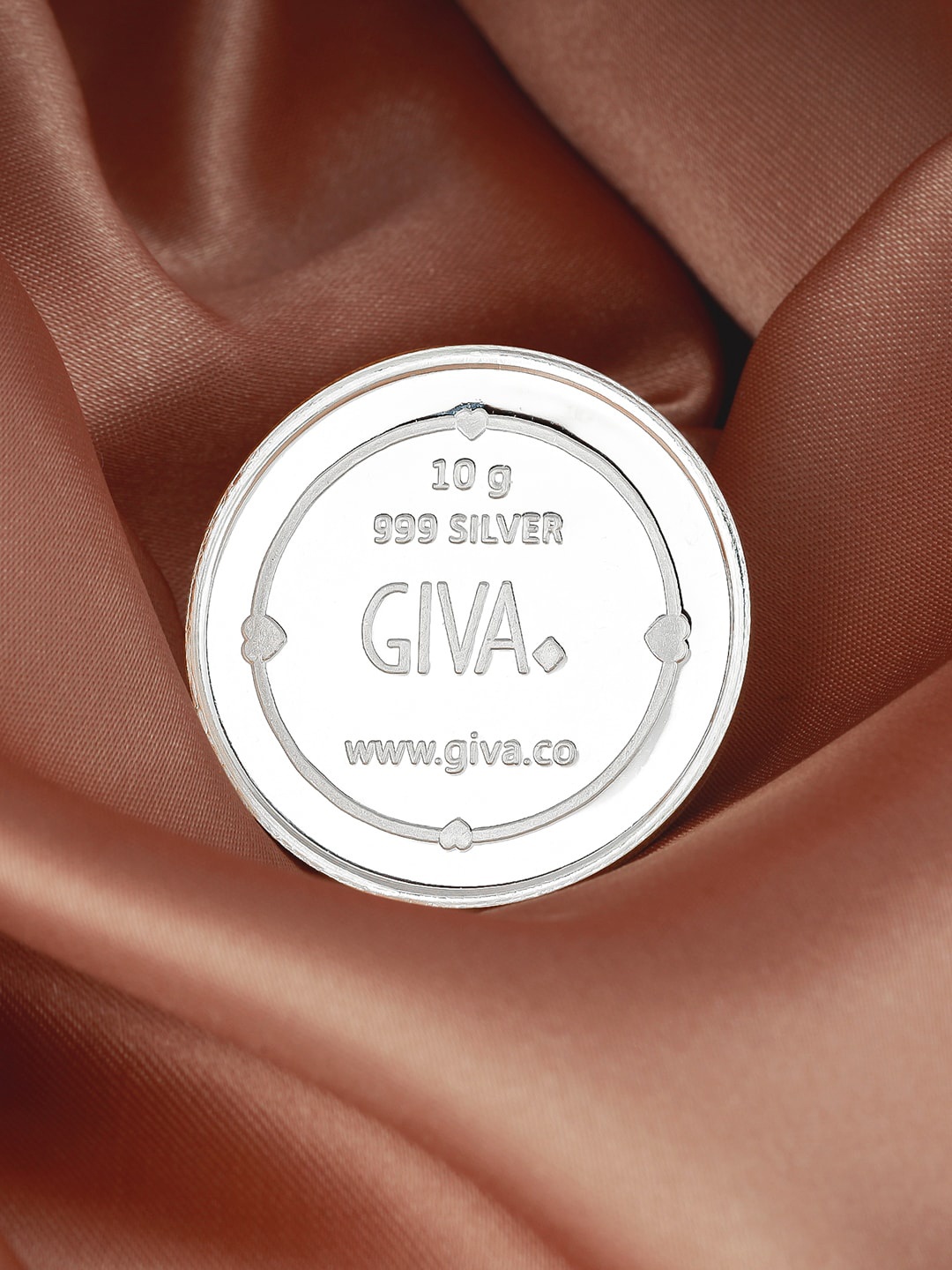 

GIVA 999 Silver Congratulations Love Coin