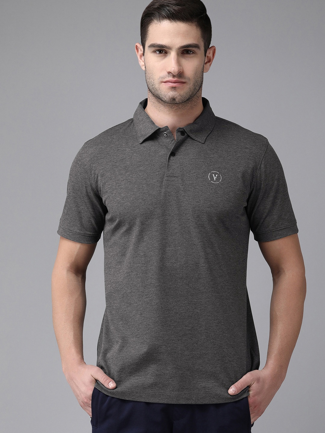 

Van Heusen Flex Polo Collar Pure Cotton Outdoor T-shirt, Charcoal