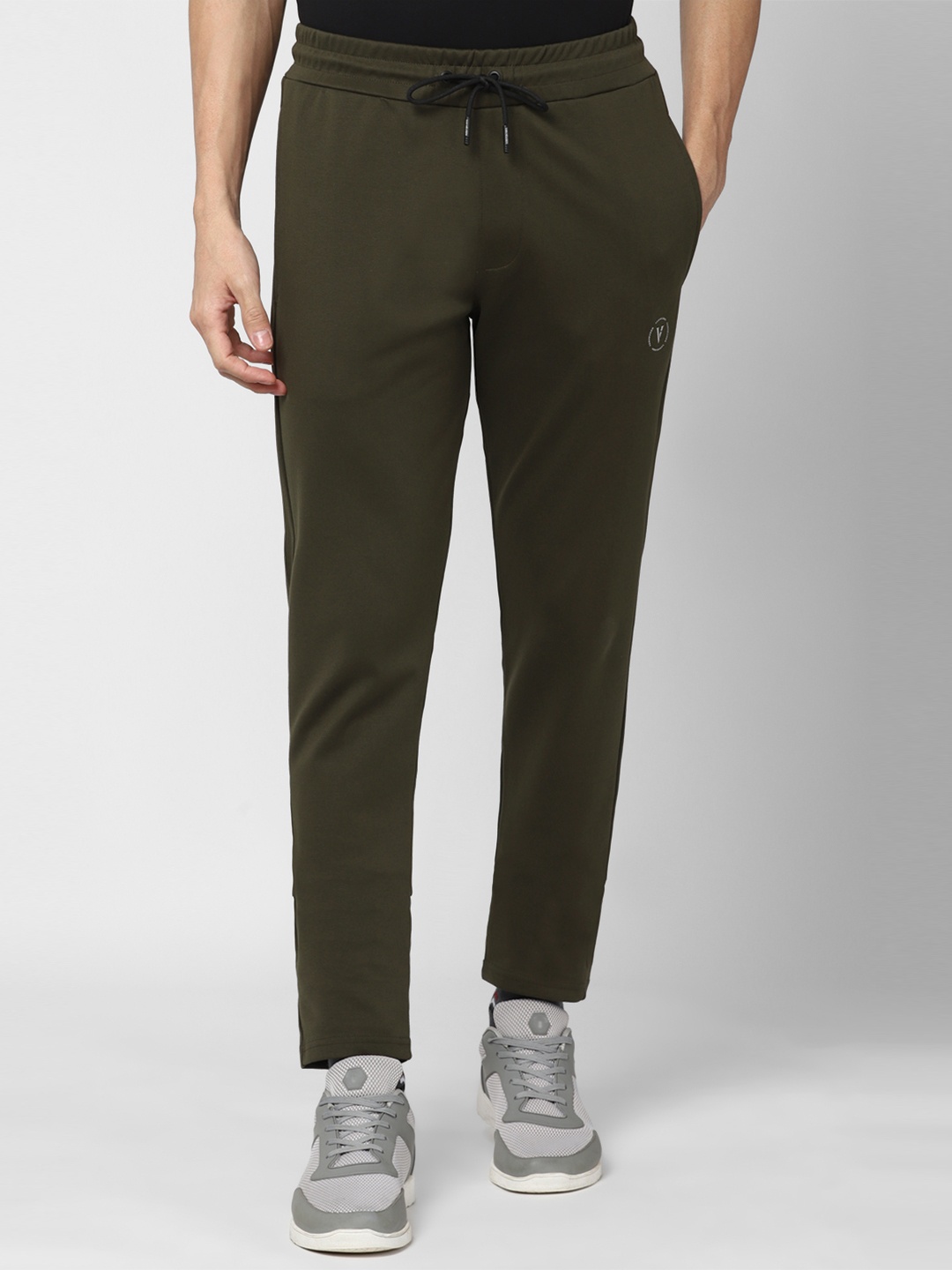 

Van Heusen Flex Men Solid Active Fit Track Pants, Olive
