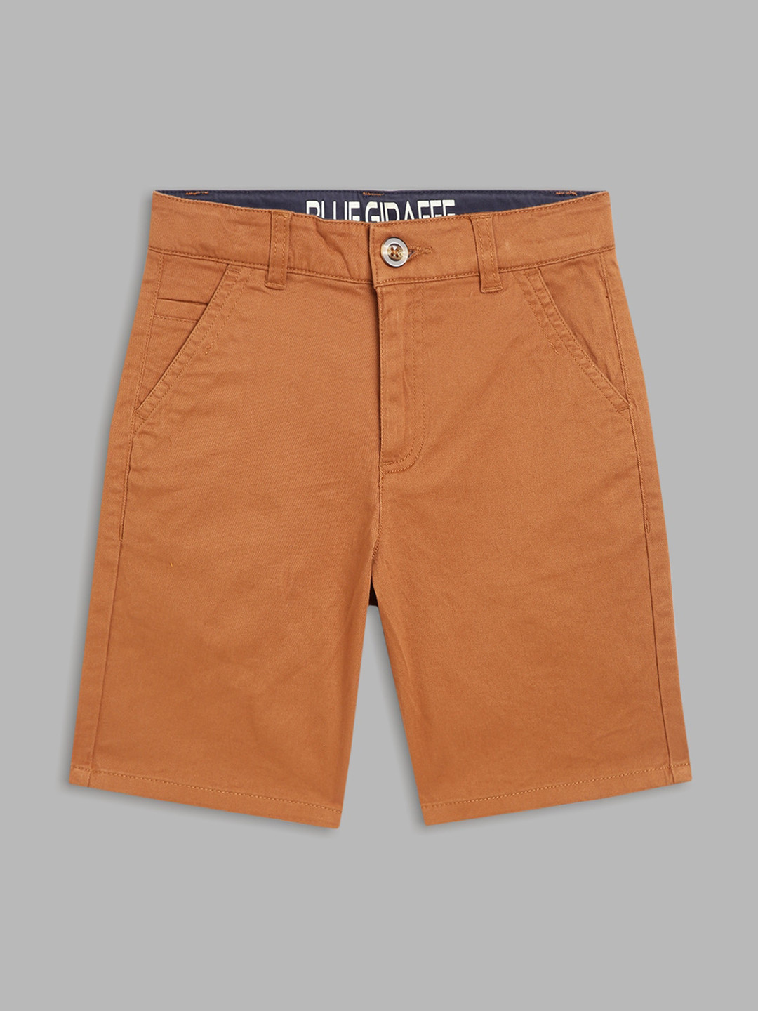 

Blue Giraffe Boys Beige Pure Cotton Shorts