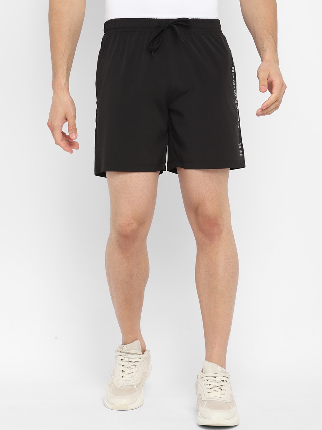 

OFF LIMITS Men Black Training or Gym Sports Shorts with Antimicrobial Technology