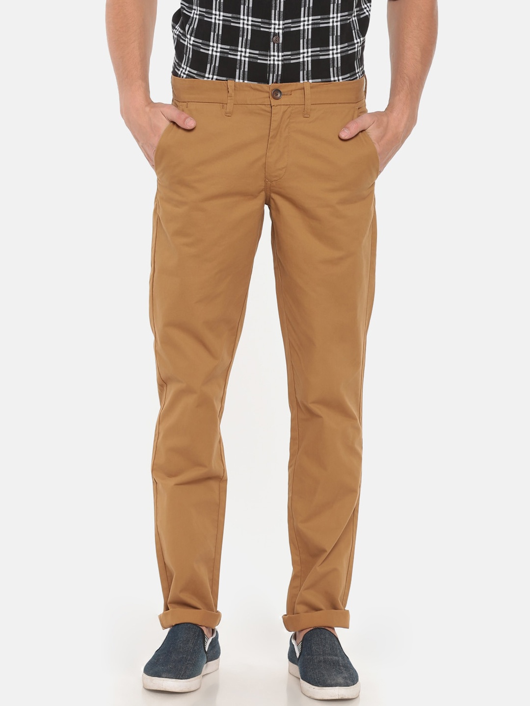 

T-base Slim Straight Core Chino, Brown