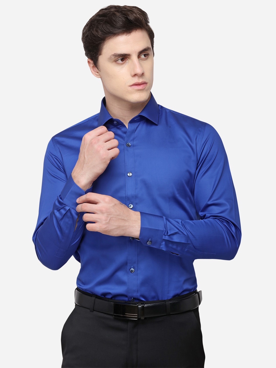 

WYRE Men Blue Slim Fit Formal Shirt