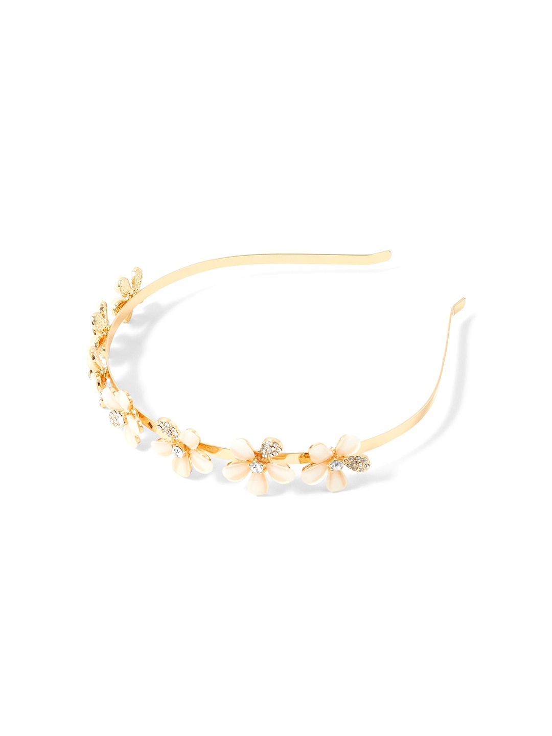 

Accessorize London Women Ivory Floral Gem Alice Hair Band, White