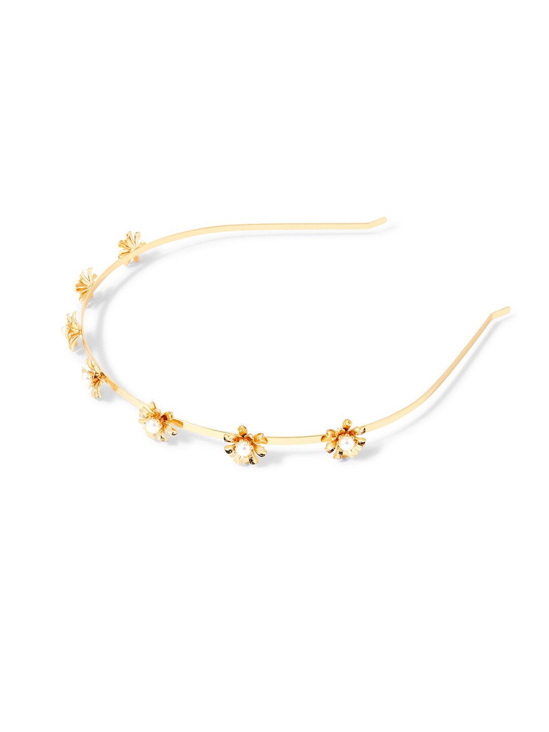 

Accessorize London Women Floral Embellished Alice Hairband, Gold