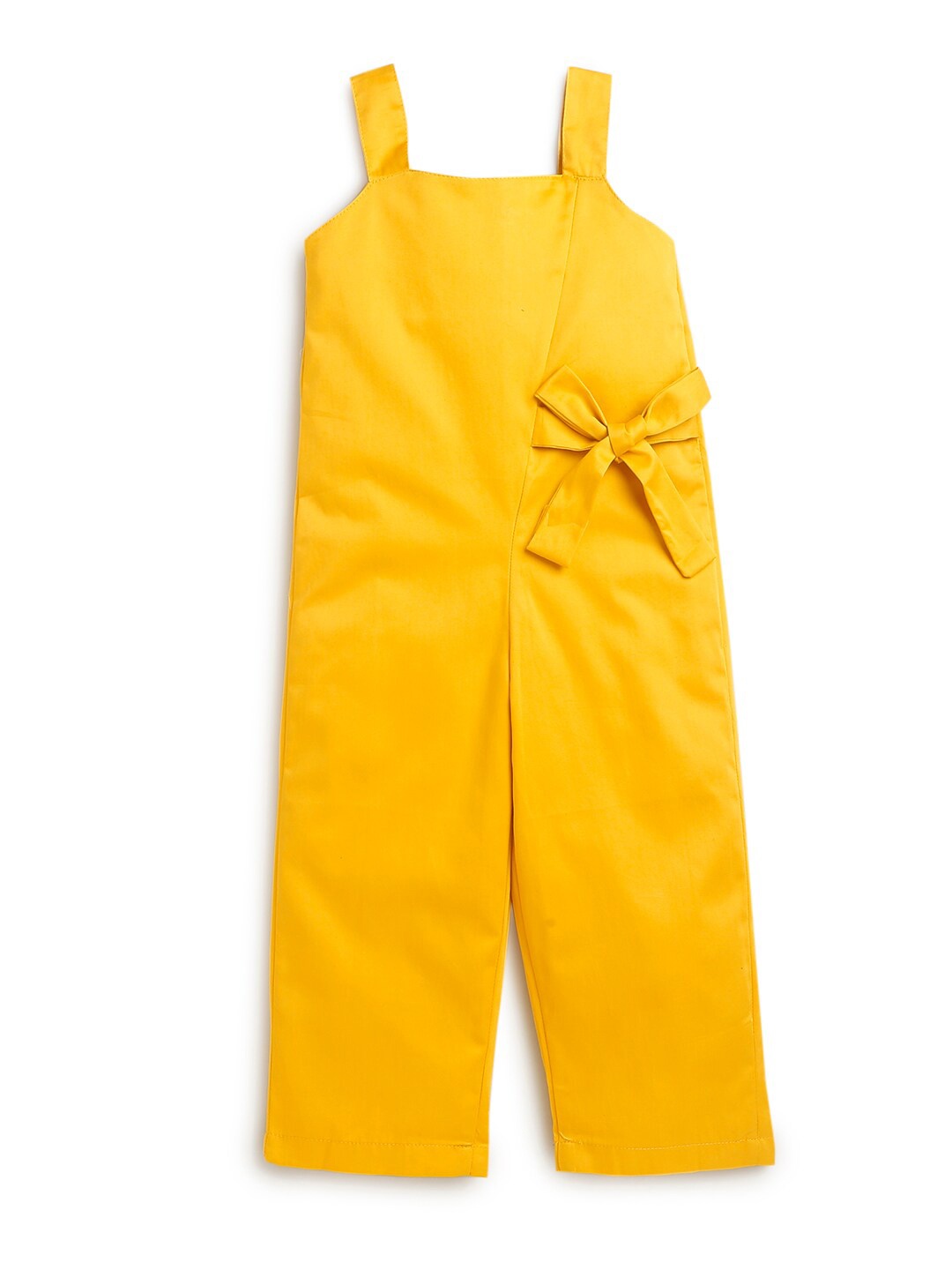 

Hopscotch Girls Yellow Basic Jumpsuit