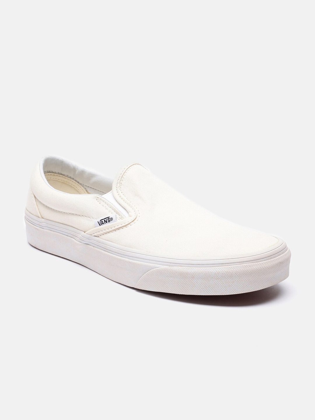 

Vans Unisex White Slip-On Sneakers