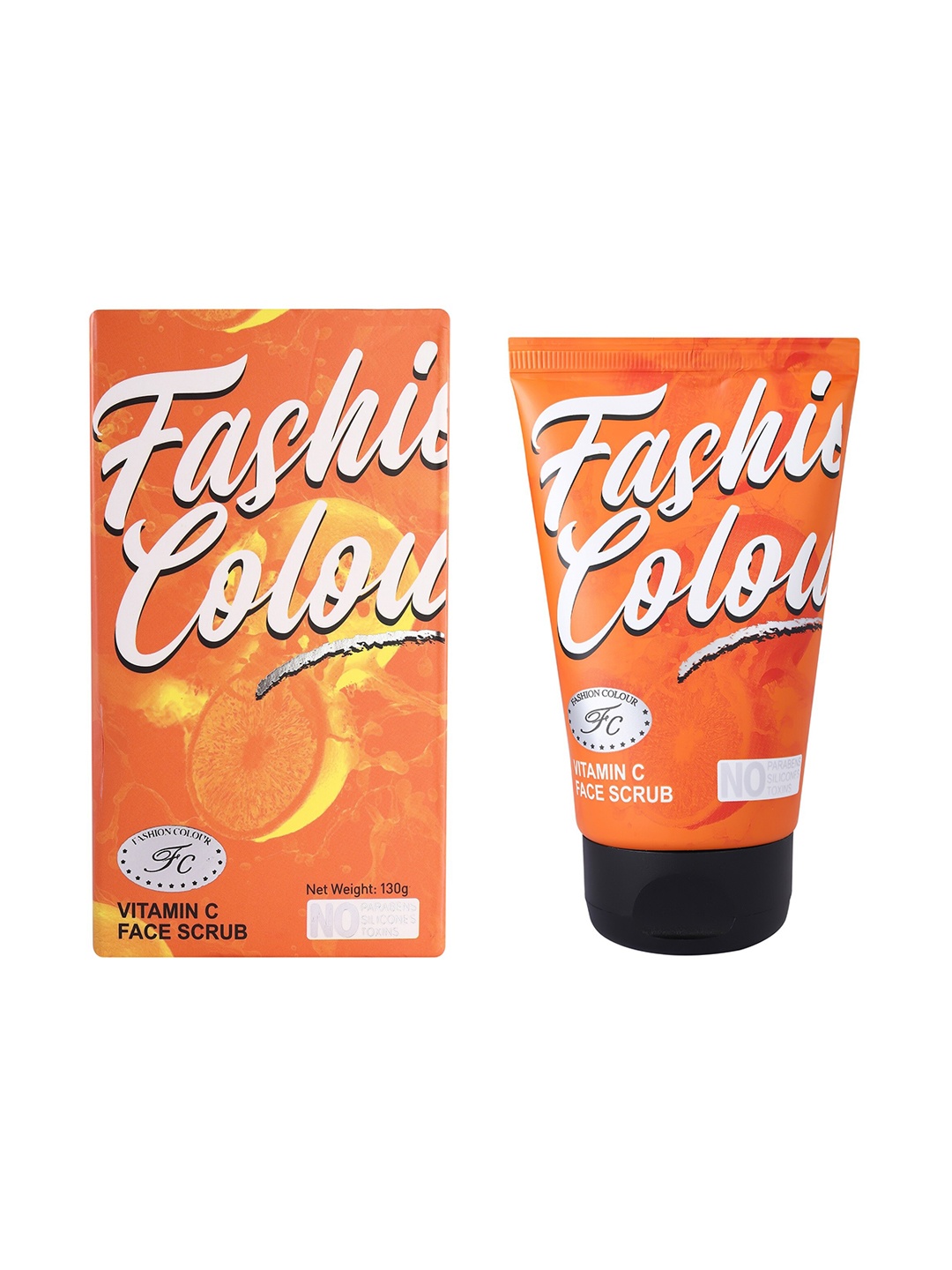 

Fashion Colour Vitamin C Face Scrub - 130g, Orange