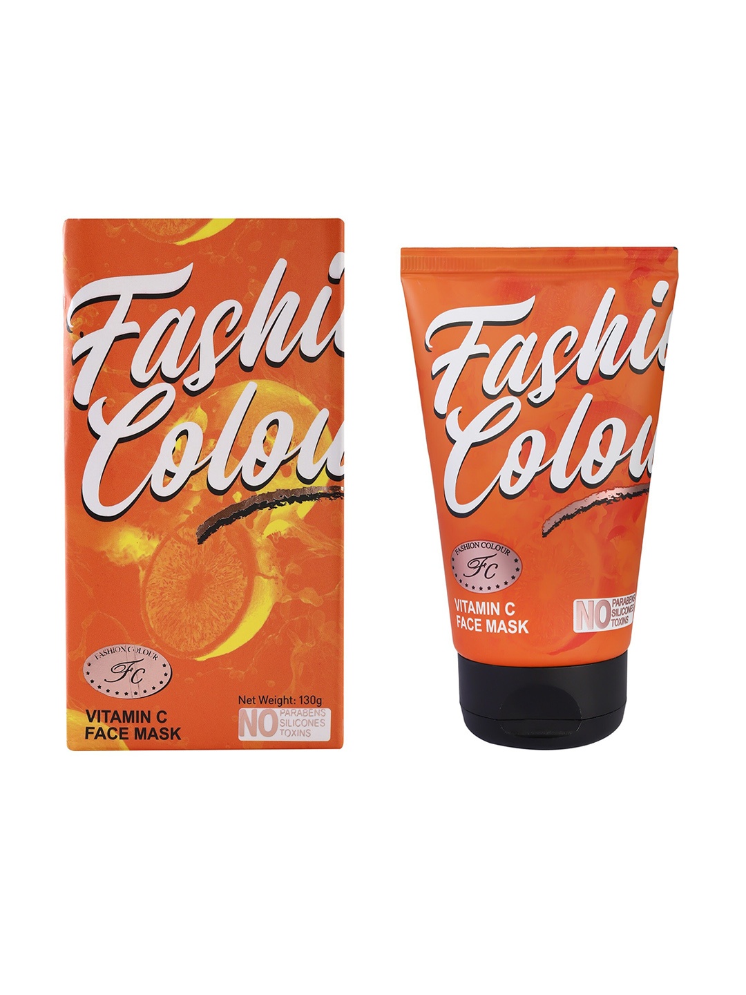 

Fashion Colour Vitamin C Face Mask for Skin Radiance - 130g, Orange