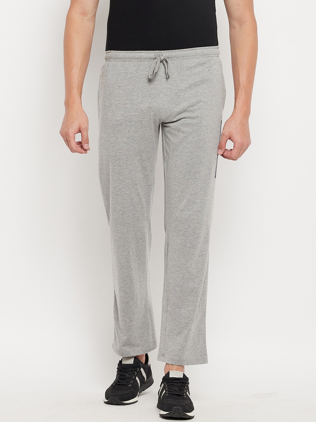 

Duke Men Grey Regular Fit Solid Cotton Track Pants