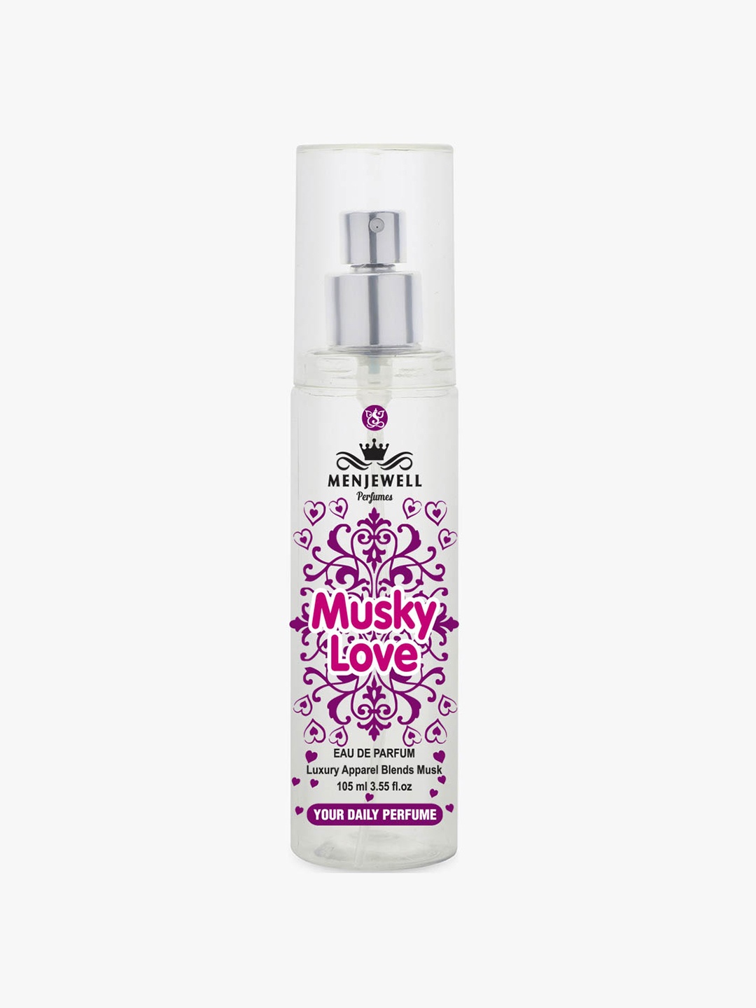 

Menjewell Musky Love Eau de Parfum - 105ml, White