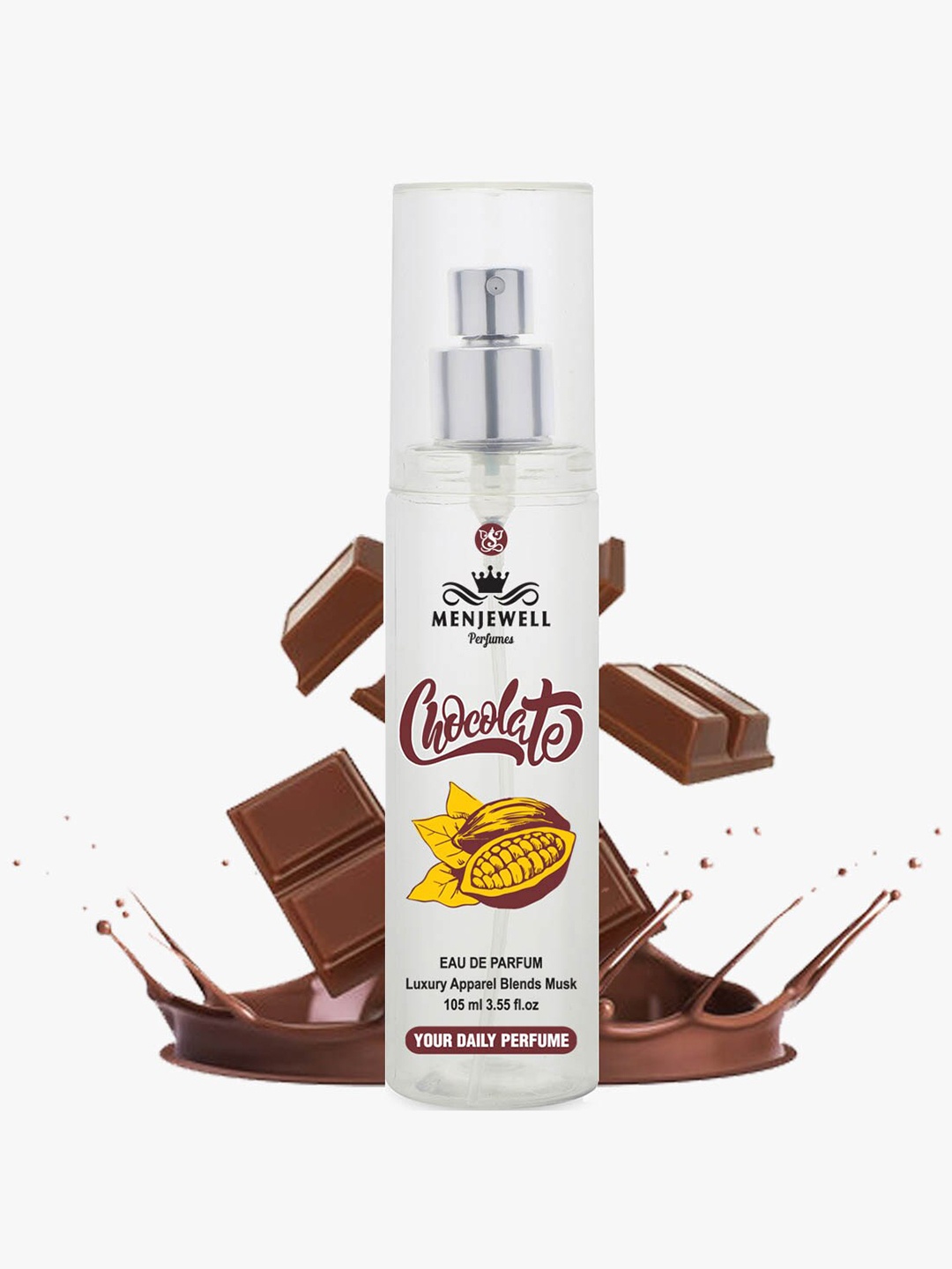 

Menjewell Chocolate Eau de Parfum - 105ml, White