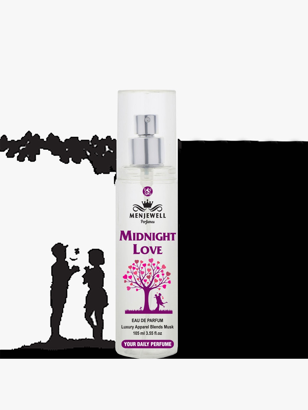 

Menjewell Midnight Love Eau de Parfum - 105ml, White