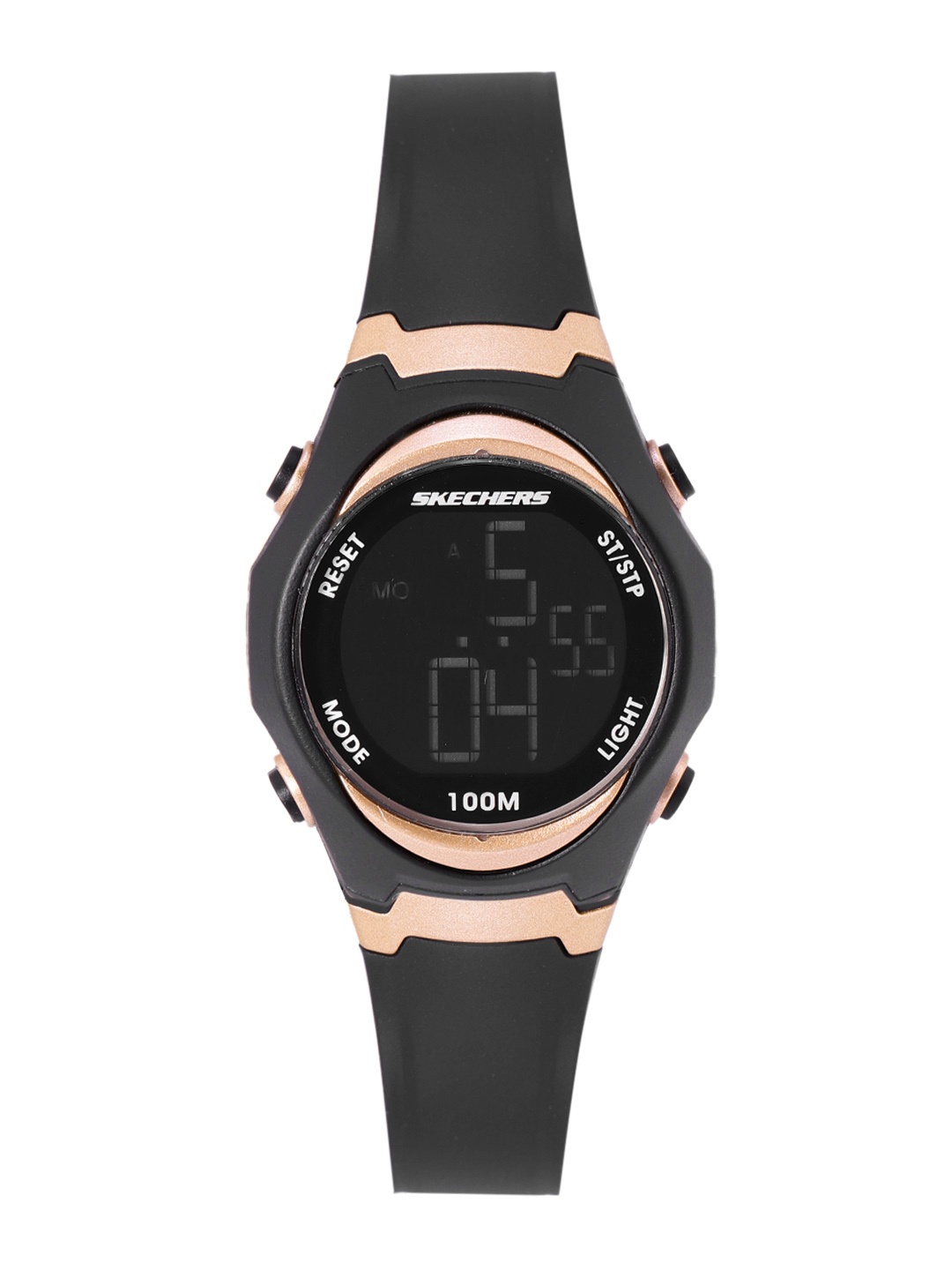 

Skechers Women Black Lynwood Digital Multi Function Watch SR2106