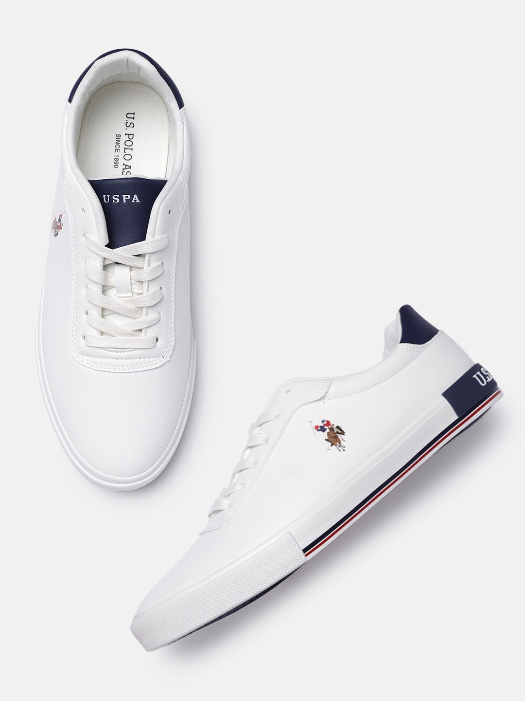 

U.S. Polo Assn. Men Off White MOORE 2.0 Sneakers