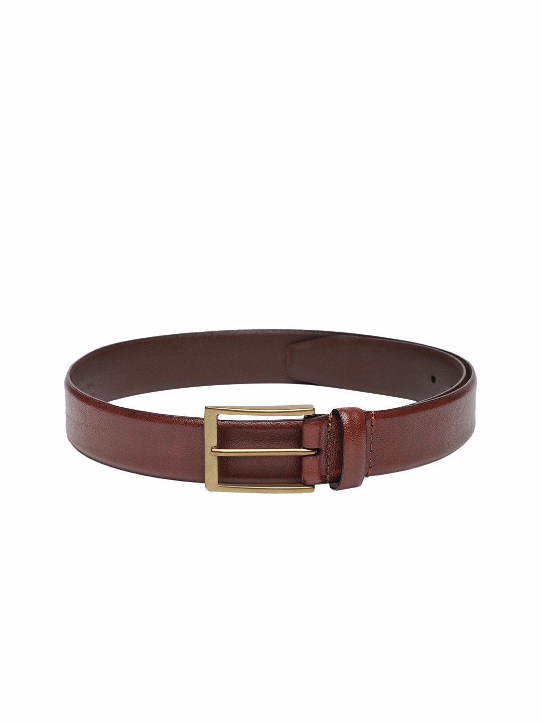 

Allen Solly Men Solid Leather Belt, Brown
