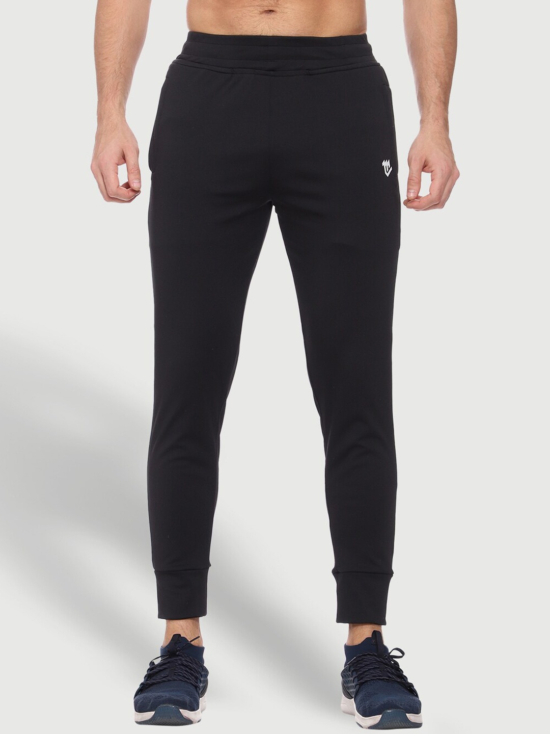 

Mark Leute Men Regular Fit Black Solid Joggers