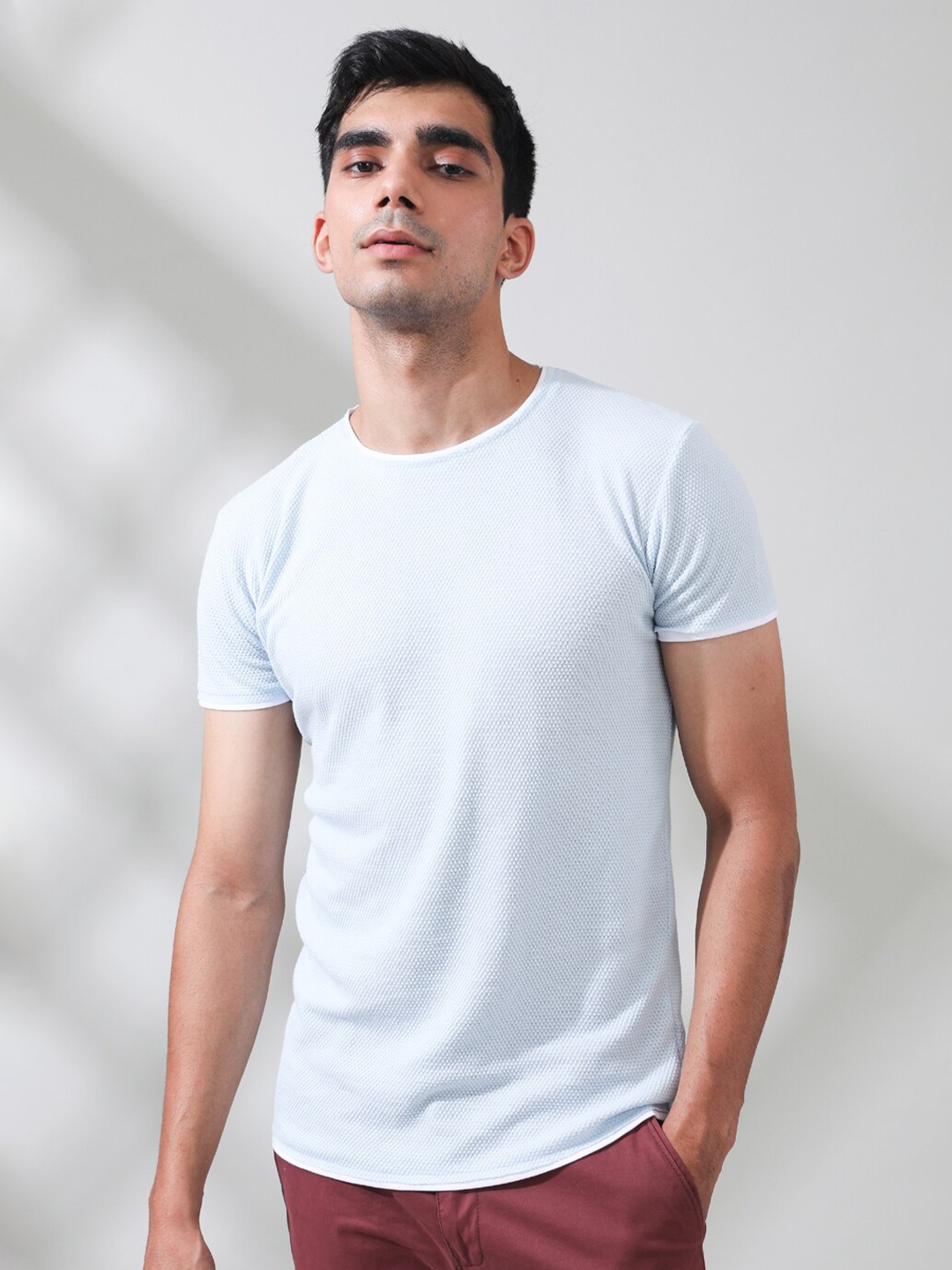 

Tinted Men Blue Cotton T-shirt