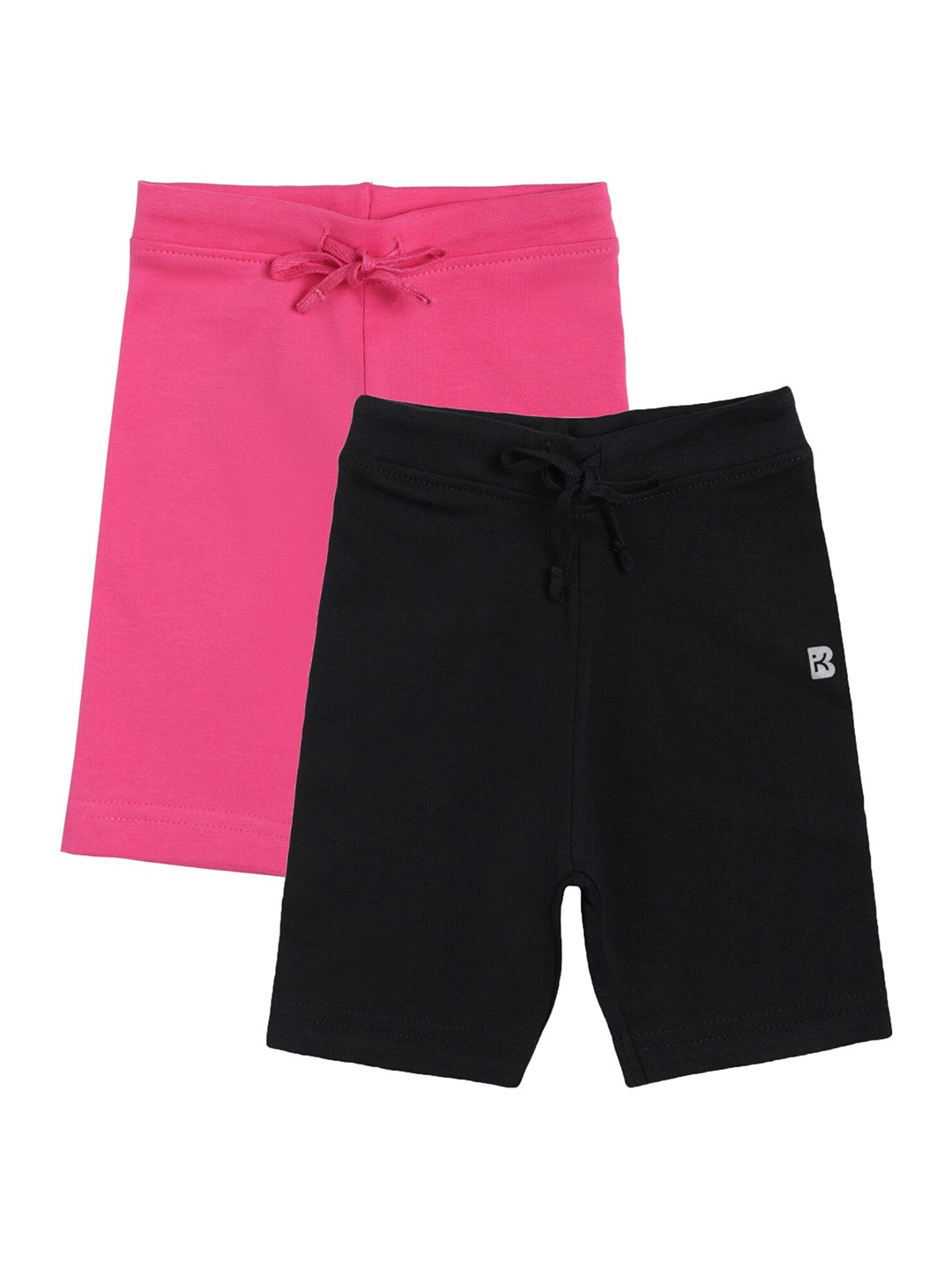 

Bodycare Kids Girls Pack of 2 Cotton Lounge Capris, Black