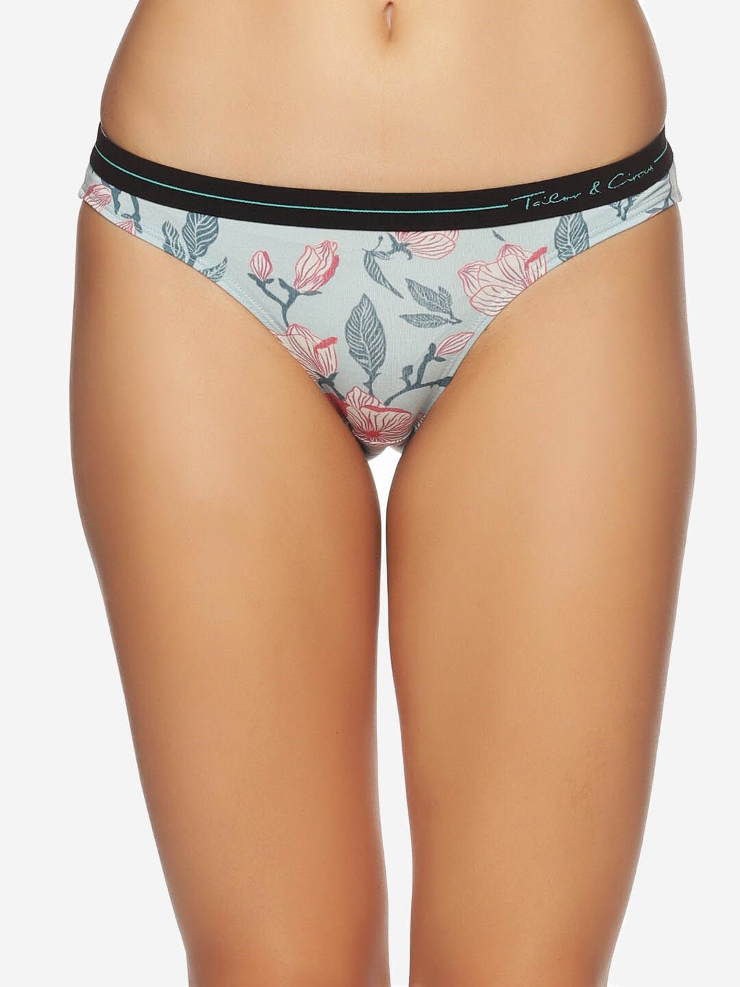 

Tailor & Circus Women Spring Blue Floral Puresoft Anti-Bacterial Beechwood Modal Bikini