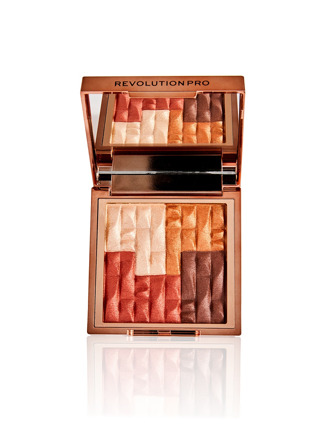 

Makeup Revolution London Revolution Pro Goddess Glow Shimmer Brick Bronzer 8g - Deserted, Multi
