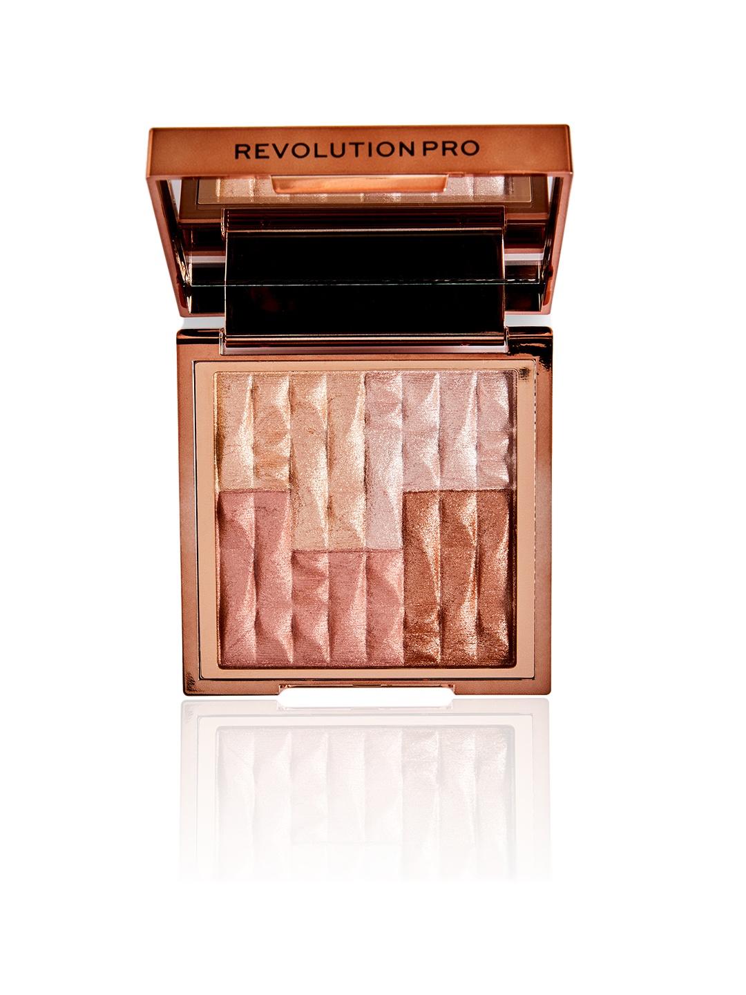 

Makeup Revolution London Revolution Pro Goddess Glow Shimmer Brick Bronzer 8g - Afterglow, Multi