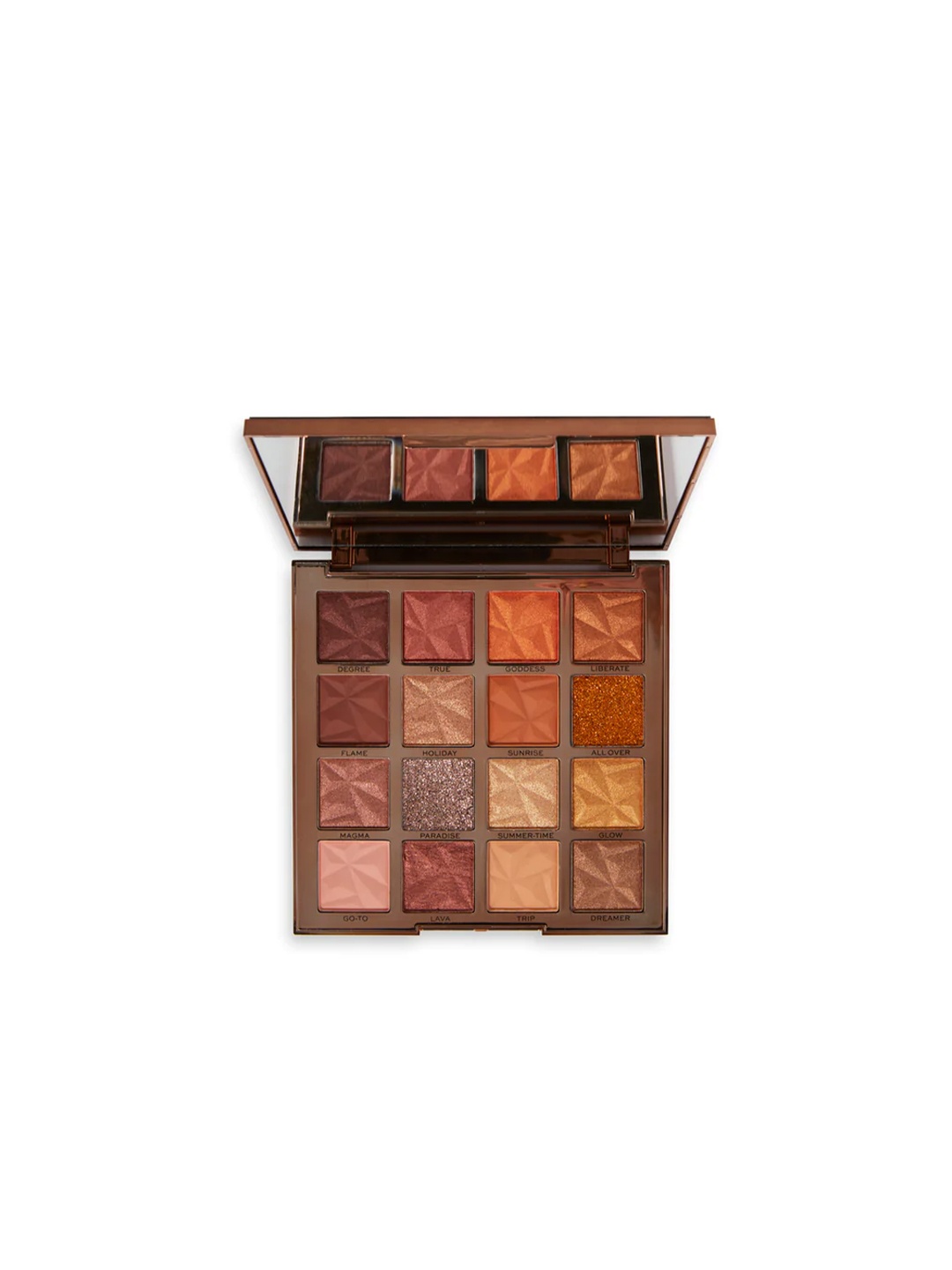 

Makeup Revolution London Pro Goddess Glow Ultimate Shadow Palette - Bronze Heat, Multi