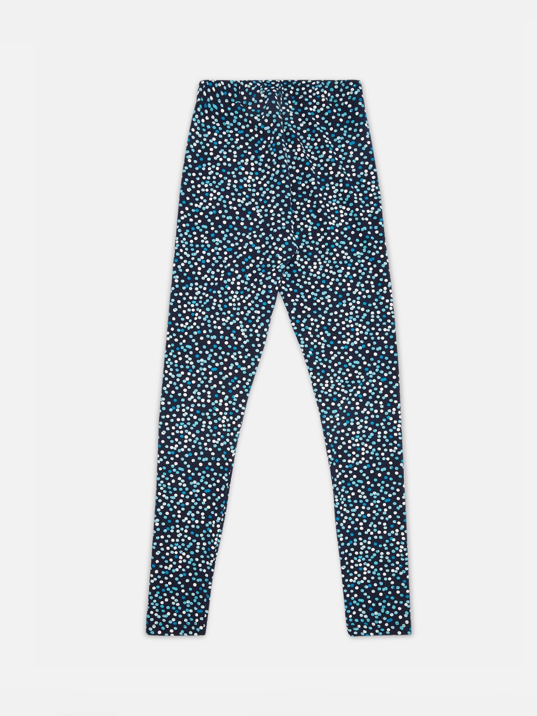

Pantaloons Junior Girls Navy-Blue & White Printed Ankle-Length Leggings