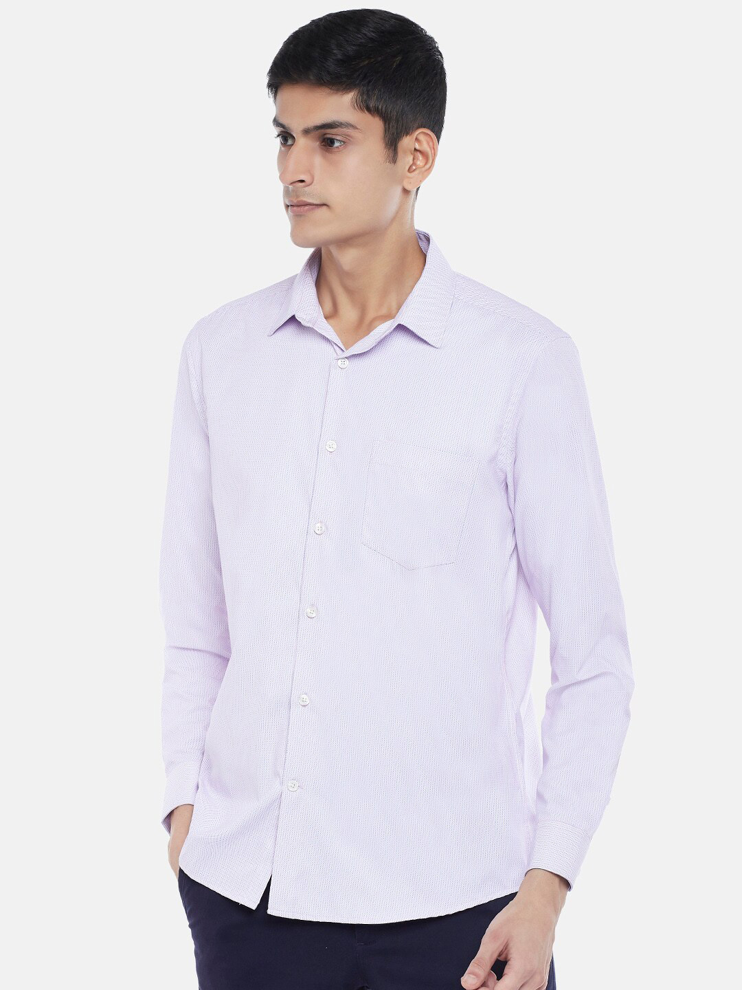 

BYFORD by Pantaloons Men Pink Printed Casual Shirt