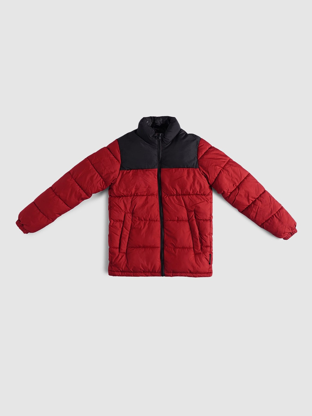 

Jack & Jones Boys Red Colourblocked Puffer Jacket