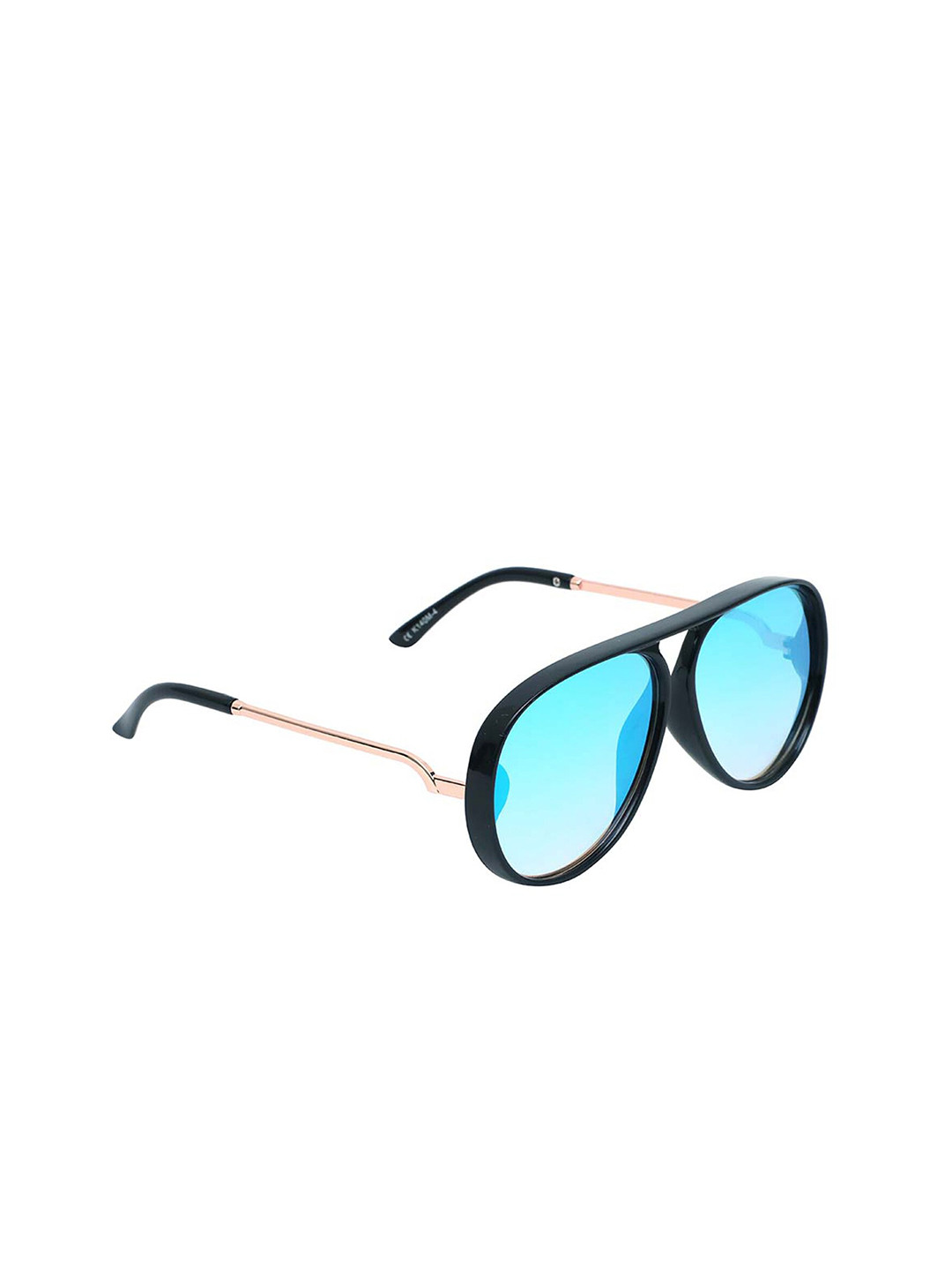 

Spiky Unisex Kids Blue Lens & Black Aviator Sunglasses with UV Protected Lens