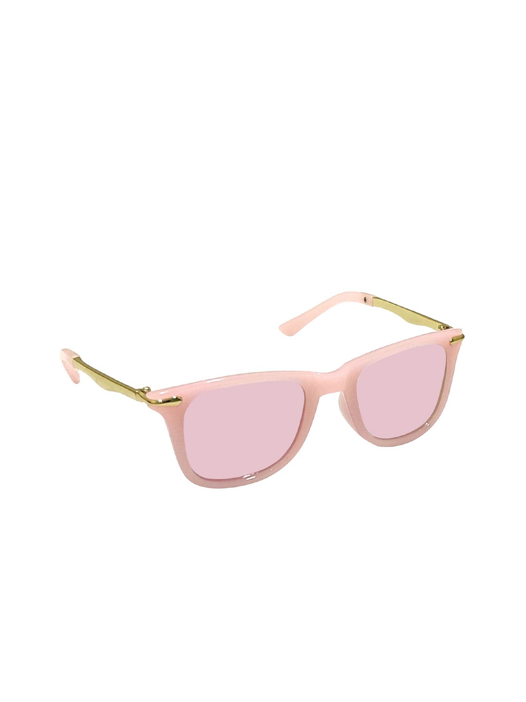 

Spiky Kids Pink Lens & Gold-Toned UV Protected Lens Square Sunglasses MY169_GOLD_PINMER