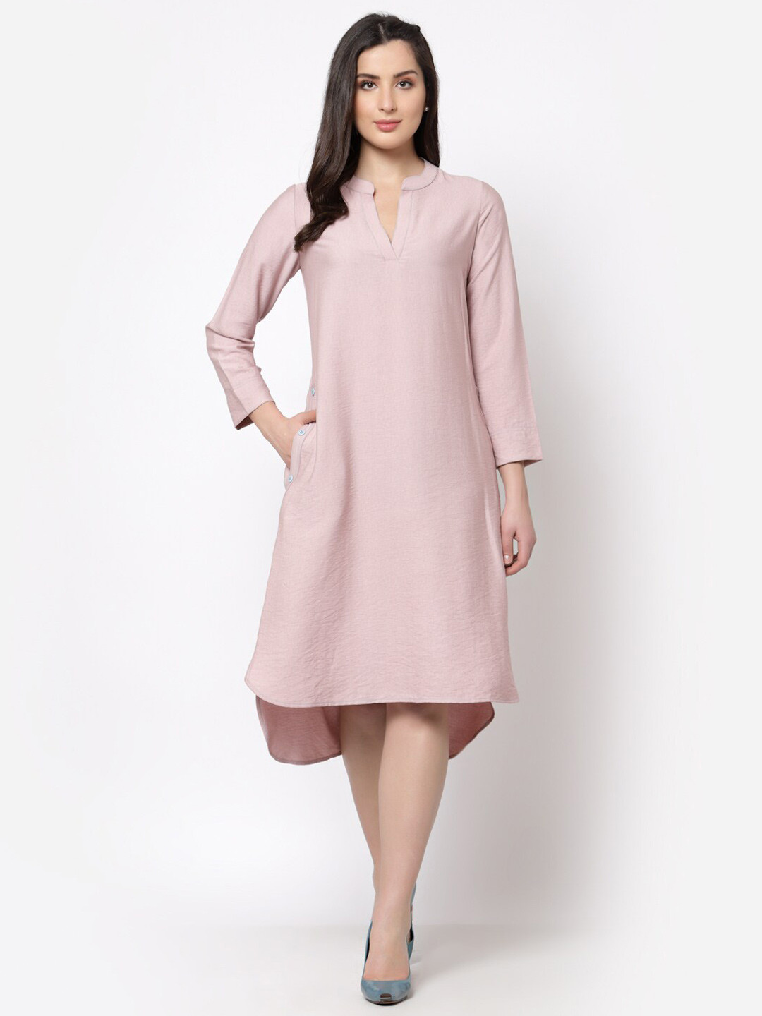 

OFFICE & YOU Women Pink A-Line Dress