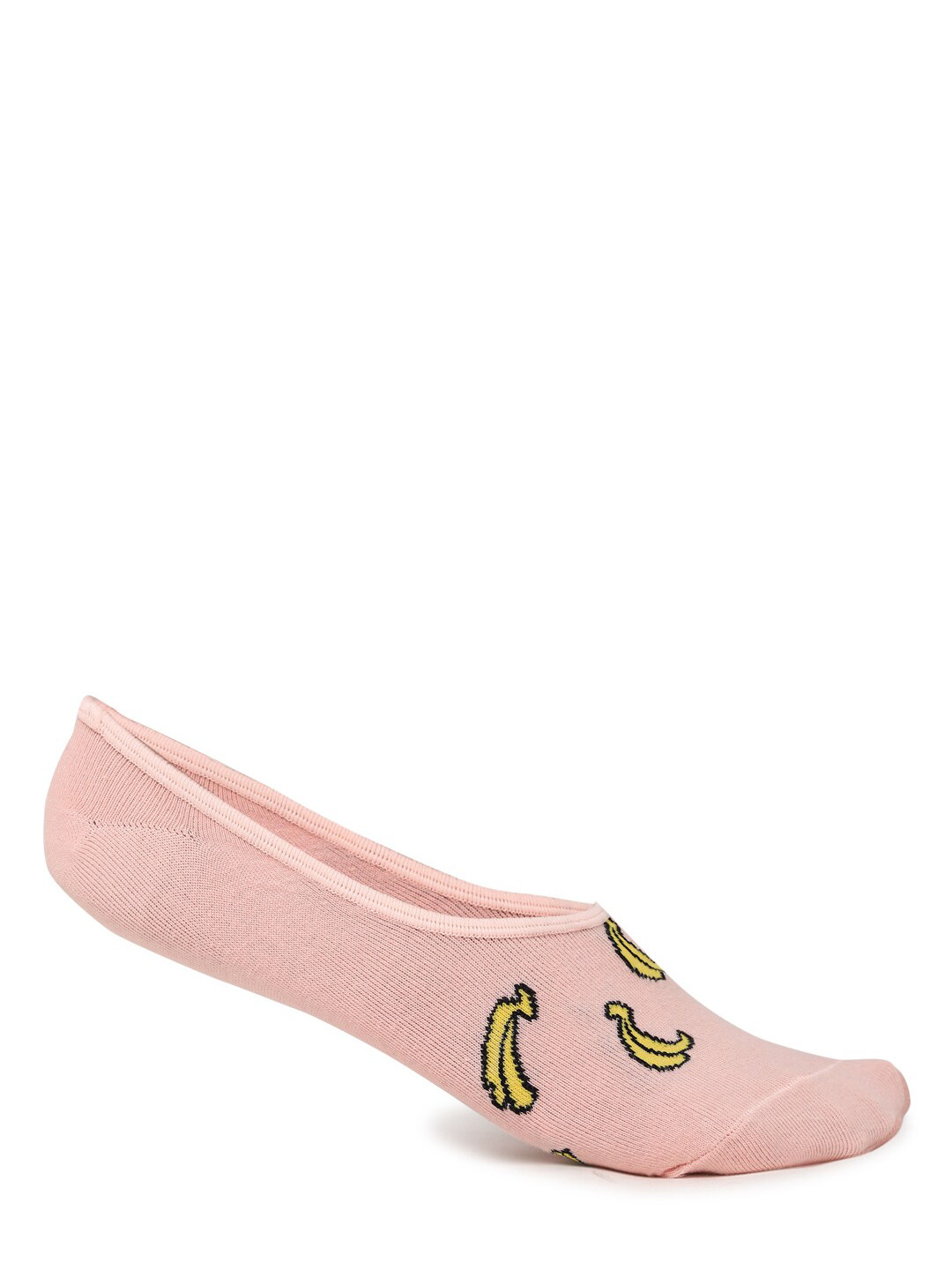 

FOREVER 21 Women Pink & Yellow Patterned Shoe Liner