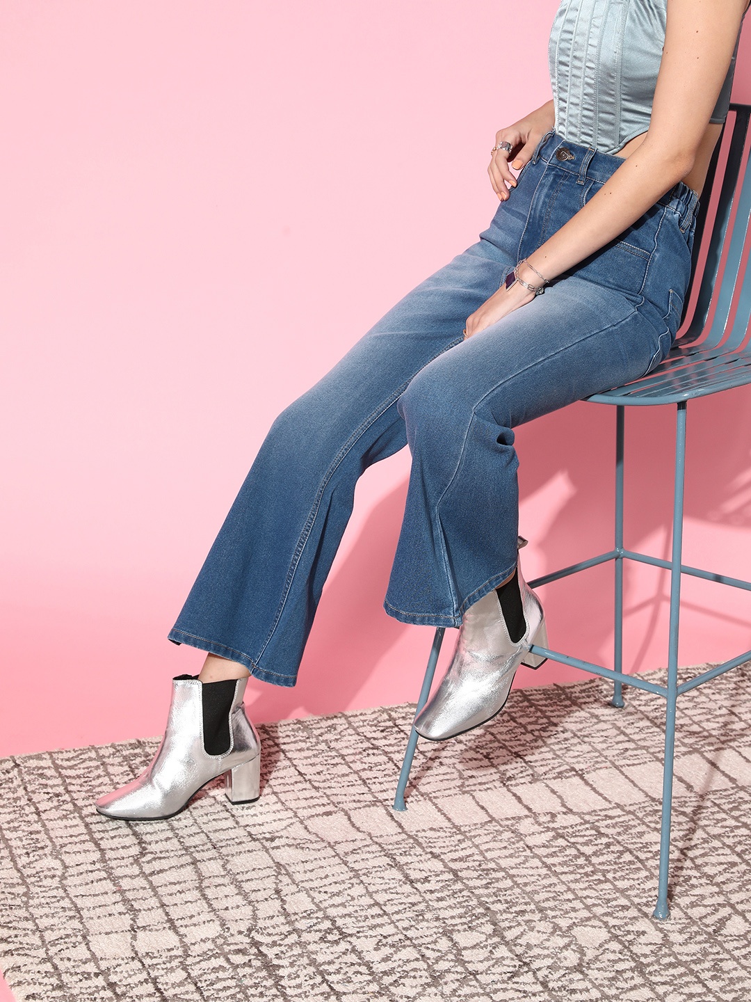 

plusS Women Blue Light Fade Stretchable Jeans