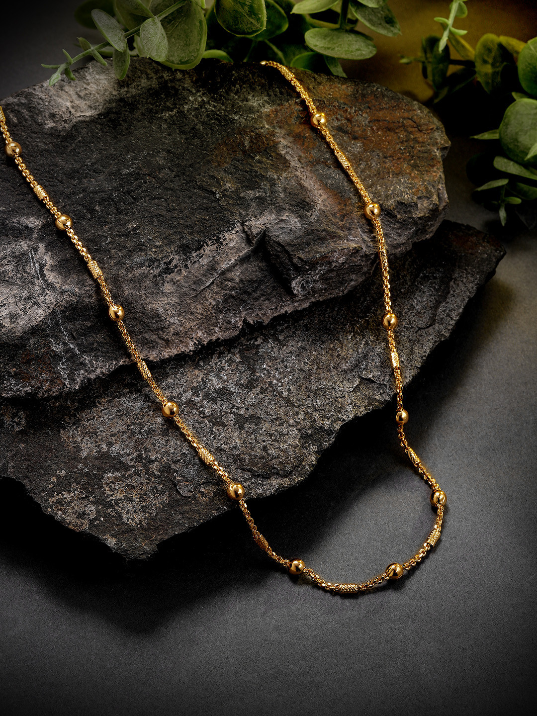 

Peora Gold-Plated Beaded Chain